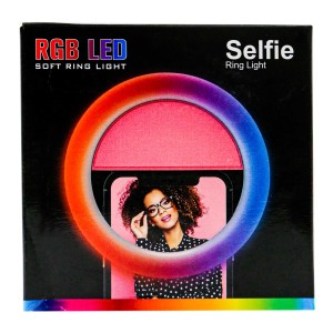 رینگ لایت 9 سانتی متر مدل RGB LED